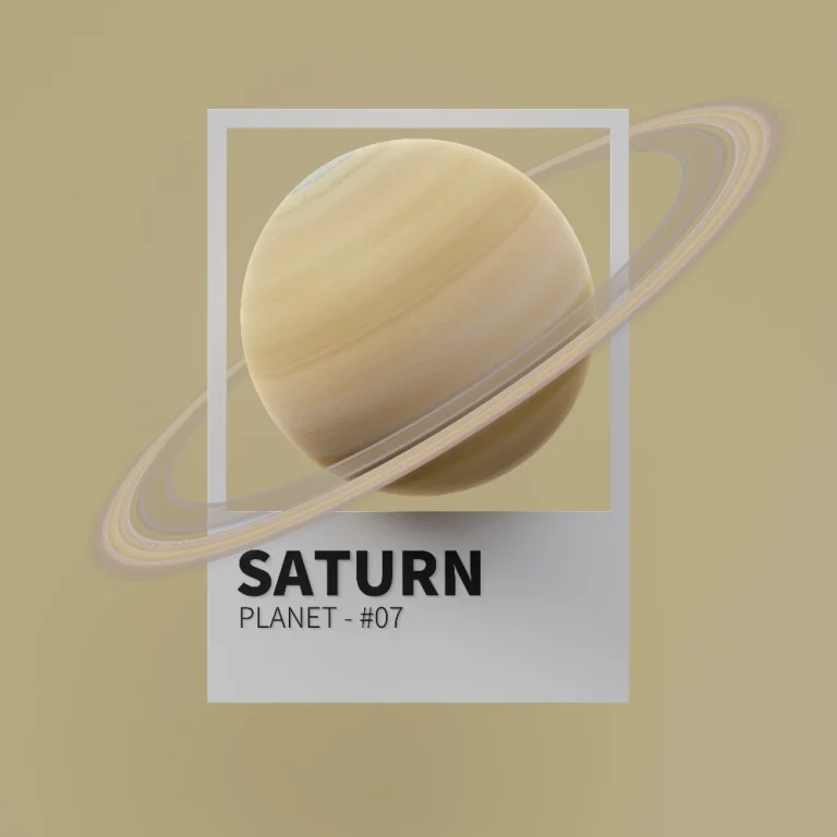 ハワイアンジュエリー土星(サターン)の意味土星の絵