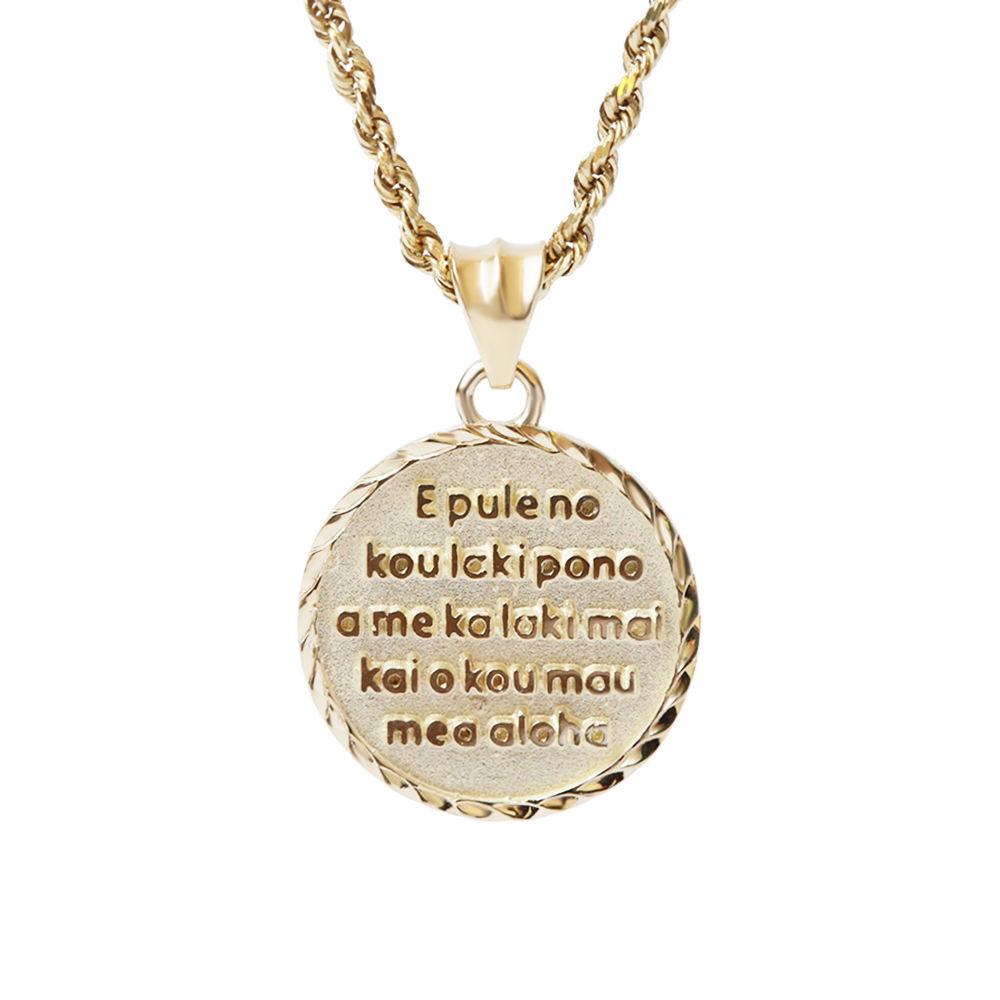 ハワイアンジュエリー ホエールテールコイン ネックレス - PUA ALLY(プアアリ)