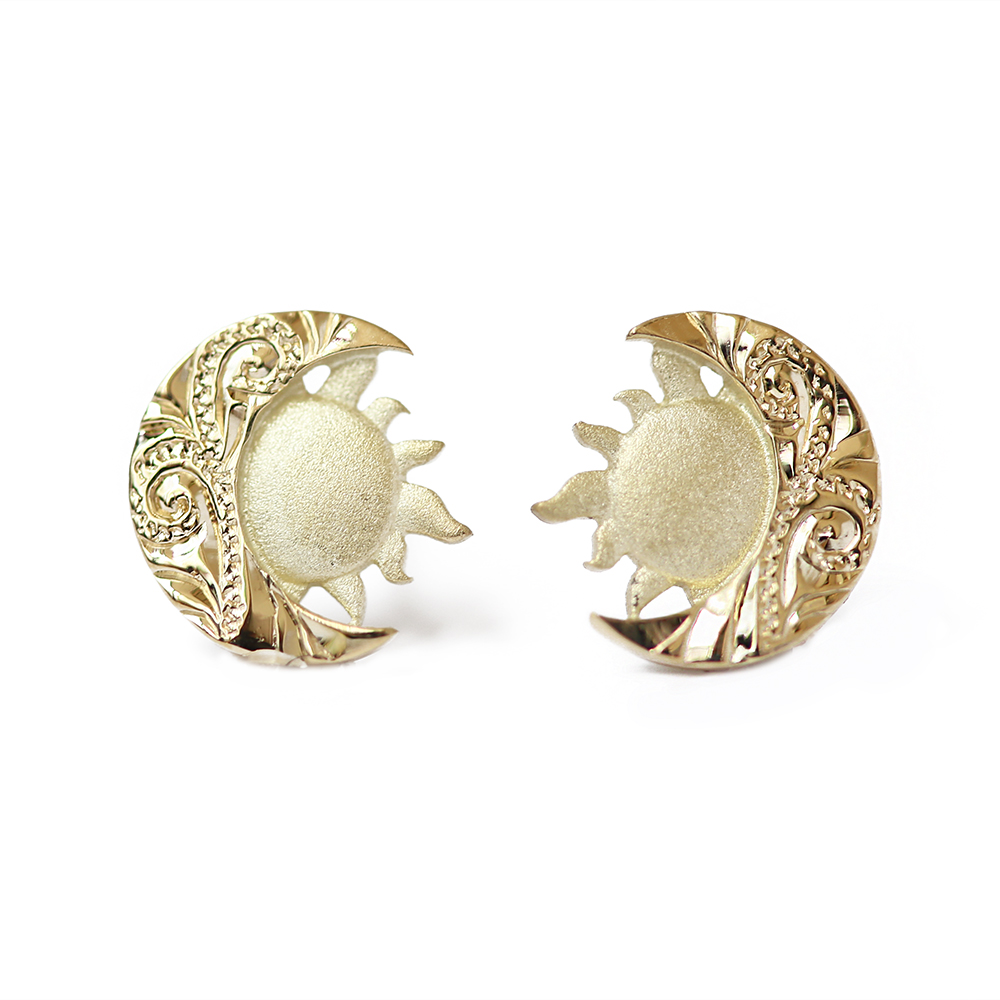 (10000788)K14 La（太陽）＆Luna（月） ピアス表題