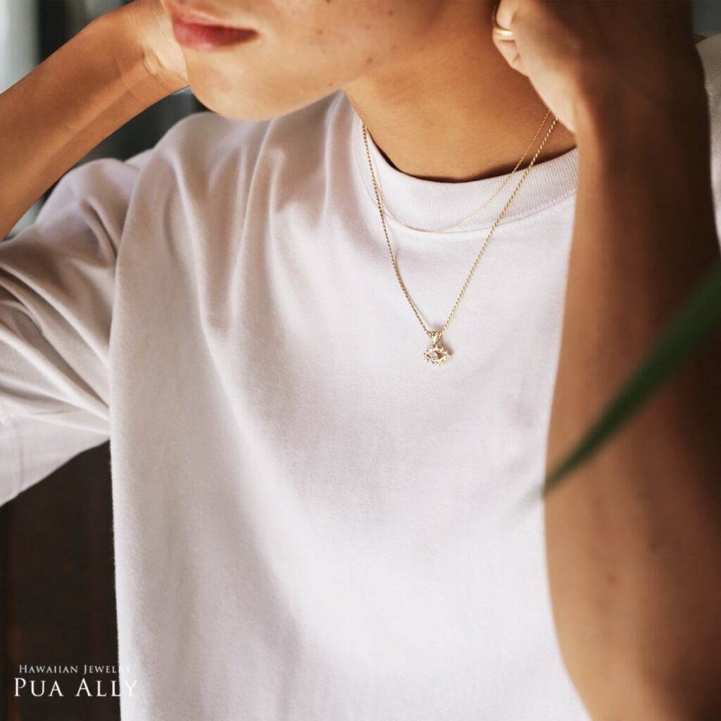 ハワイアンジュエリー イビルアイ ネックレス - PUA ALLY(プアアリ)