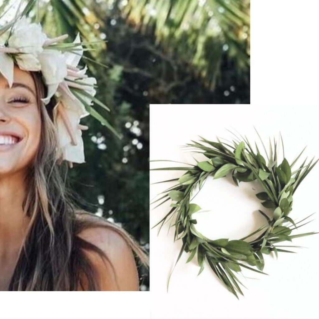 ()ハワイアンレイポーモチーフ画像