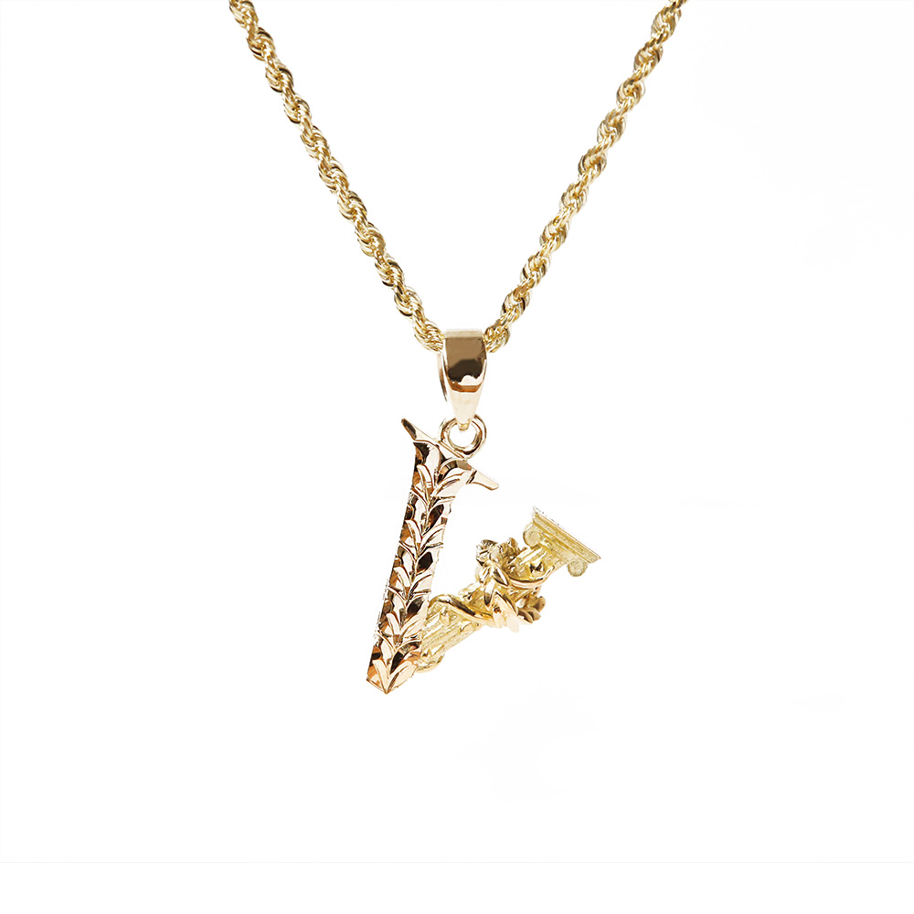 （）K14 ハワイアン ヴィクトリー クラウンネックレスS /ハワイアンジュエリーブランドPUAALLY(プアアリ)