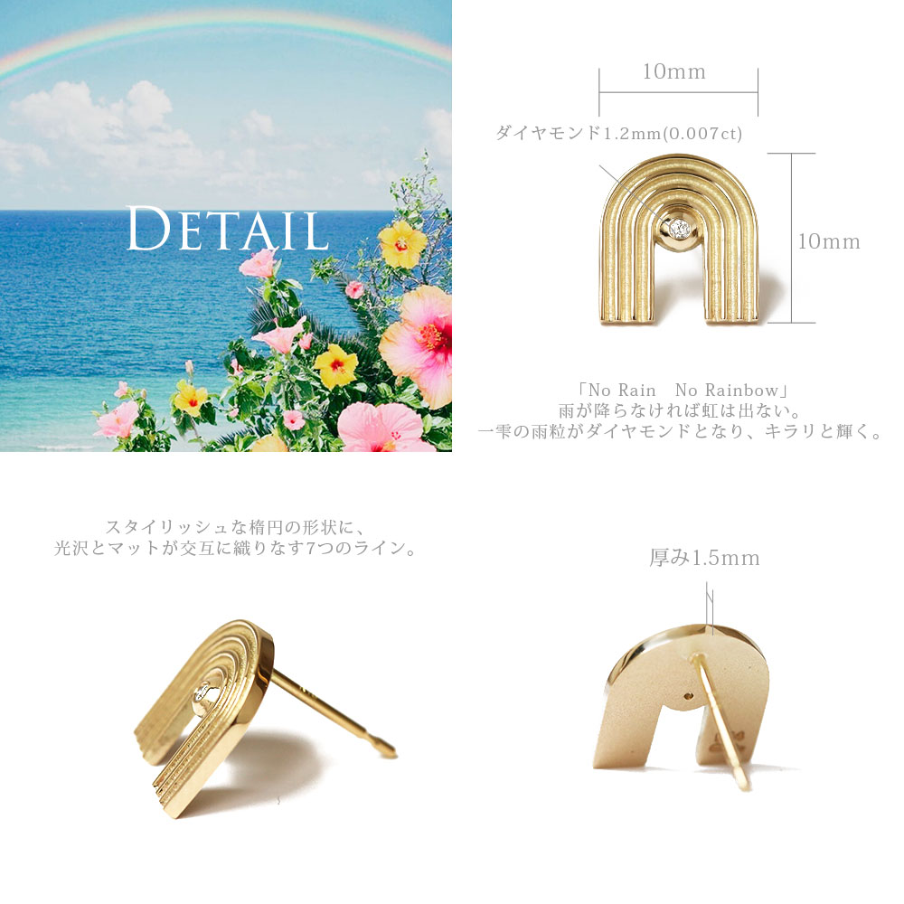 (10001604)ハワイアンジュエリーアヌエヌエピアスのディティール