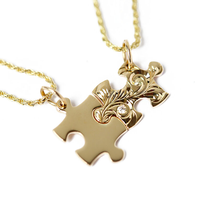 ハワイアンジュエリーパズルピースネックレス