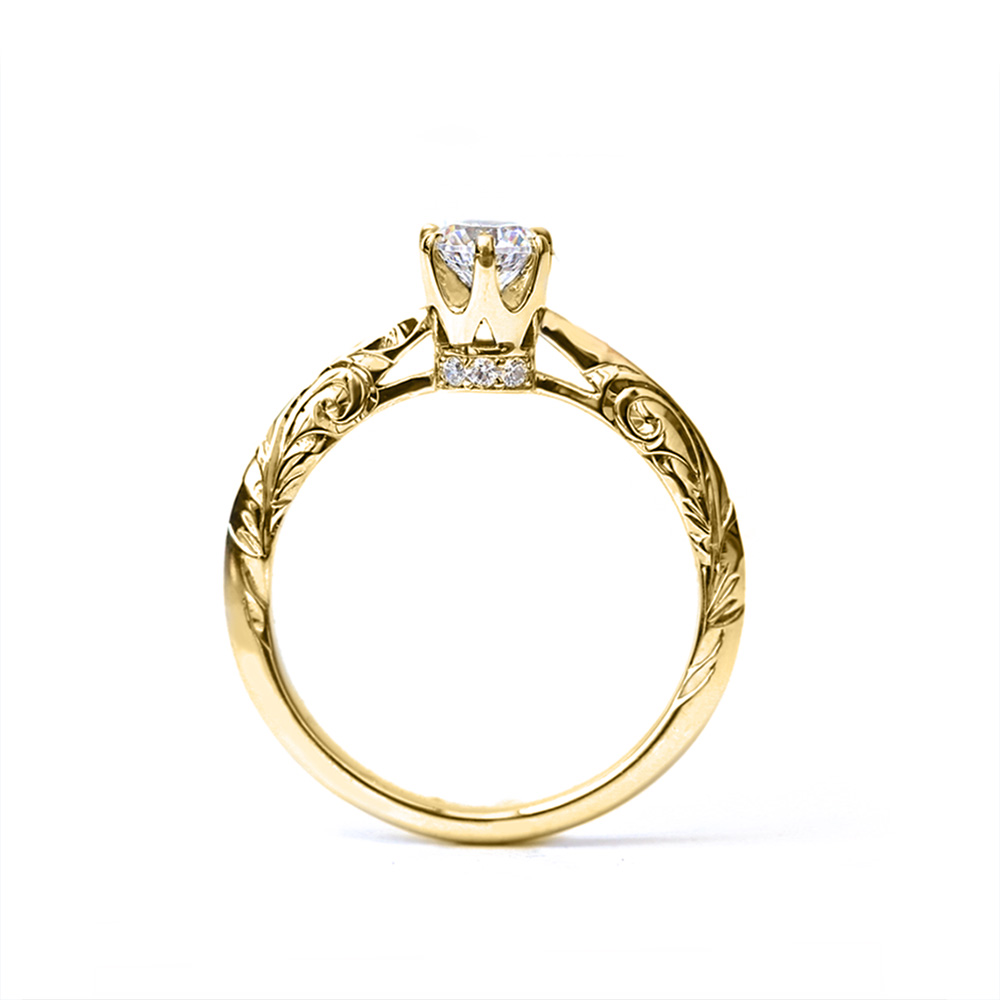 ハワイアンジュエリー婚約指輪フラリ